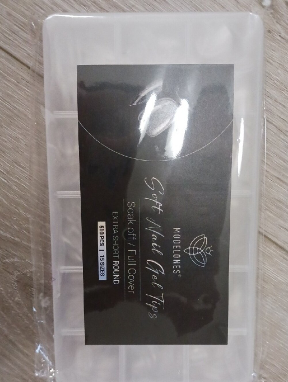 NBU Modelones Soft Nail Gel Tips — Clear (Transparent)